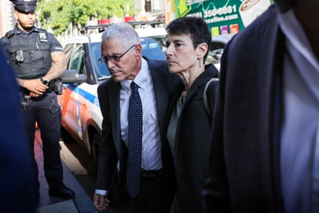 Joseph Bankman and Barbara Fried, arrive for the trial of their son Sam Bankman-Fried at Federal Court in New York.
