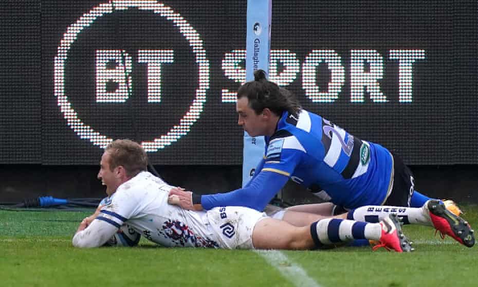 max malins strikes final blow as bristol rack up record score at bath premiership the guardian max malins strikes final blow as bristol rack up record score at bath premiership the guardian