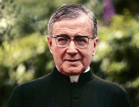 Josemaría Escrivá, founder of the Catholic group named Opus Dei.