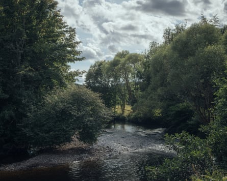 A view of the River Earn from the cottage’s garden.