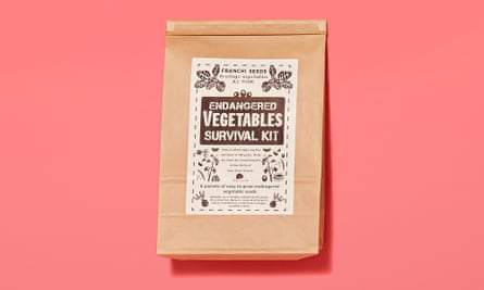 Endangered vegetable seeds survival kit