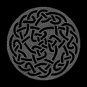 Robert Bosch (estadounidense, n. 1963), <em> nudo? </ Em> de 2006. La impresión digital, 34 × 34 pulg. (86,3 x 86,3 cm).  Cortesía del artista.