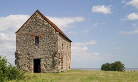 St Peter-on-the-Wall in Bradwell-on-Sea, Essex, was built on the remains of a Roman fort.