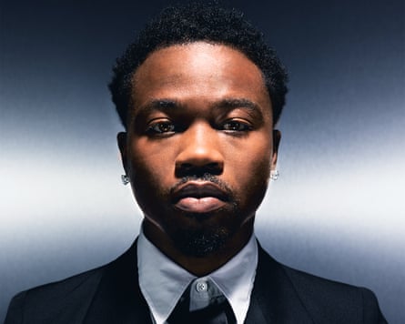 Rapper Roddy Ricch in a suit