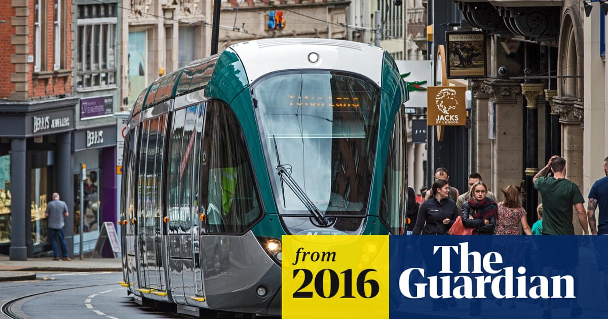 Man Dies In Collision With Nottingham Tram Nottingham The Guardian
