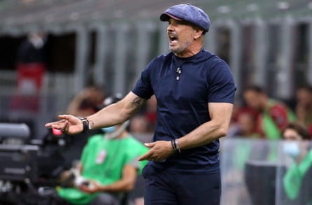 Bologna’s head coach Sinisa Mihajlovic