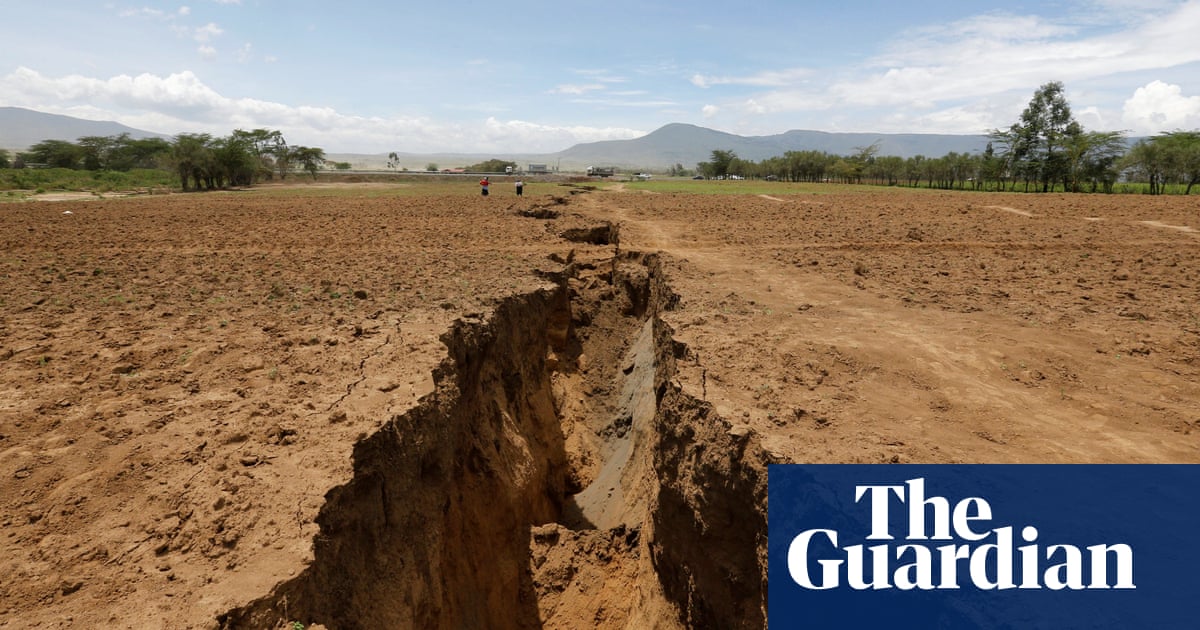 Africa is slowly splitting in two but this 'crack' in Kenya has