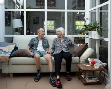 Mr. Köhler and his wife in their apartment, Berlin-Wilmersdorf
