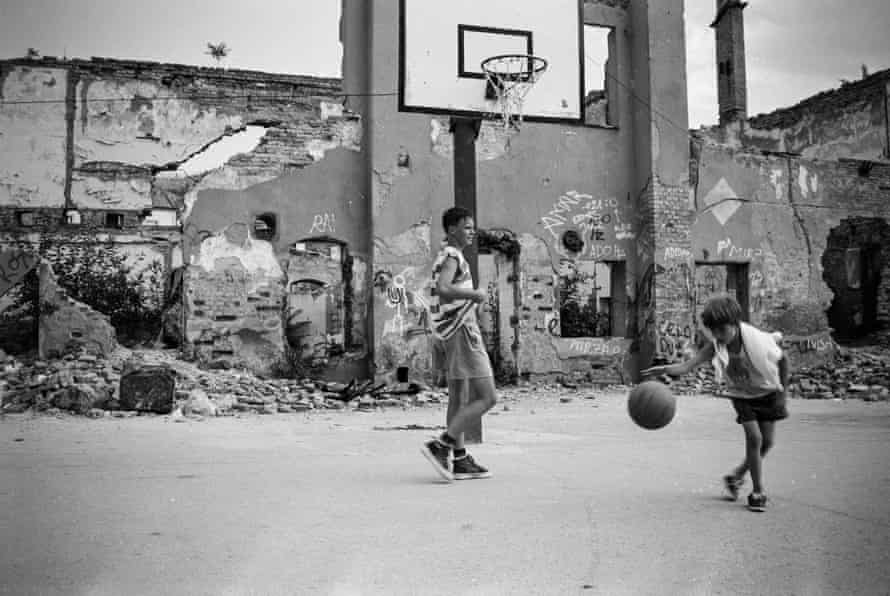 Basketball court, 1997.