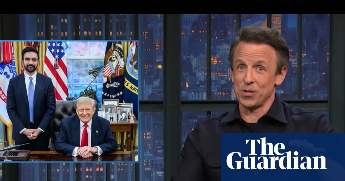 Seth Meyers on Trump's meeting with Mamdani: I've never seen Trump this smitten before'