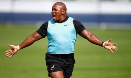 Bongi Mbonambi in training