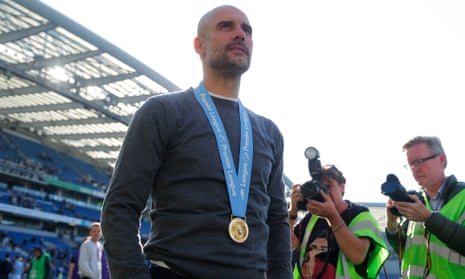 Pep Guardiola has won two Premier League titles since arriving at Manchester City in 2016.