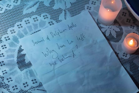 Piecing together the narrative … Orestes writes letters.