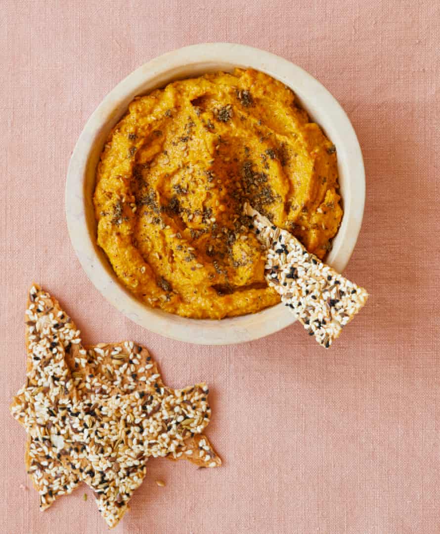 Carrot, fennel and goat curd dip from Ravinder Bhogal.