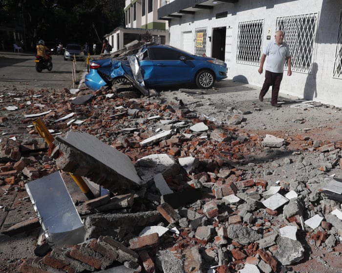 At least 22 reported dead after 7.4 magnitude earthquake shakes Colombia – latest news