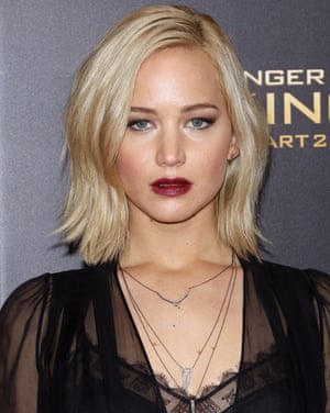 Jennifer Lawrence at the New York Premier of The Hunger Games: Mockingjay- Part 2 in 2015