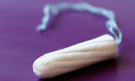 One tampon close up