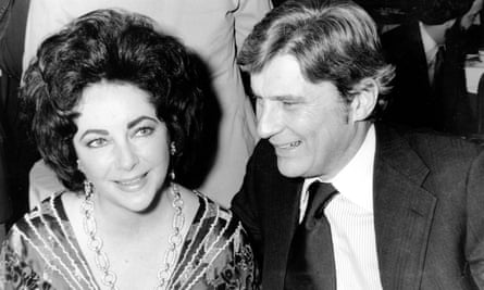 John Warner with his then wife, Elizabeth Taylor, in 1977.