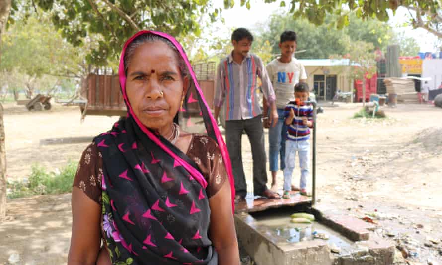 A government programme means Pushpa Devi now has natural gas in her home, reducing her use of wood or cow dung for cooking fires.