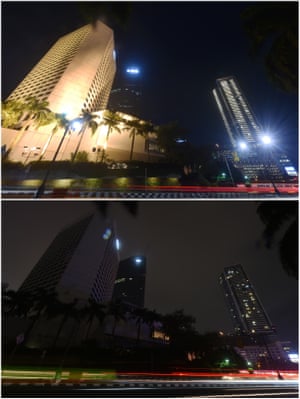 The business district in Jakarta, Indonesia