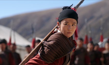 Yifei Liu in the forthcoming live-action version of Mulan from Disney.