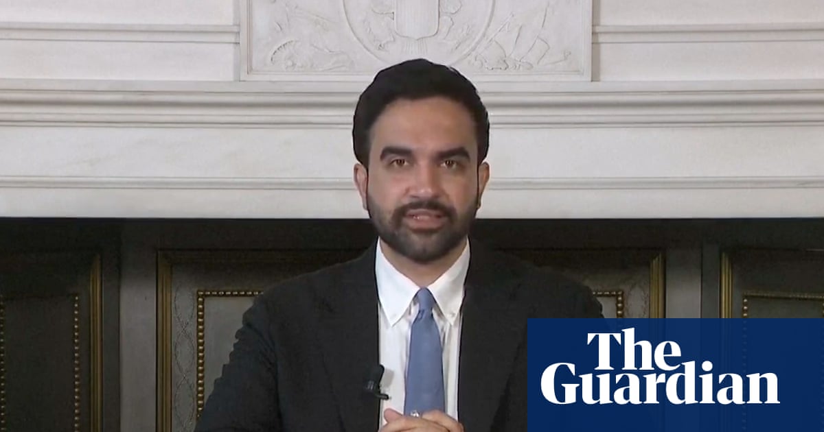 Zohran Mamdani gives speech to mark US’s 250th birthday in New York – watch in full