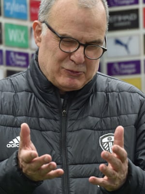 Leeds United’s Argentinian head coach Marcelo Bielsa