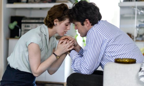 An inch-perfect recreation ... Honor Swinton Byrne and Tom Burke in The Souvenir. 