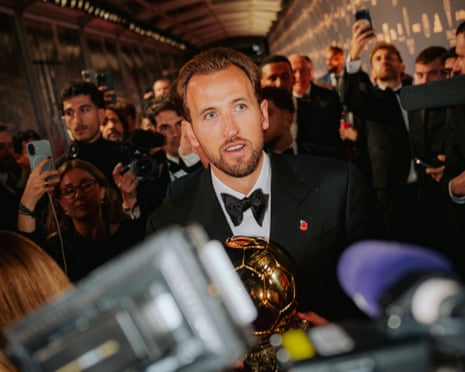 Harry Kane at the Ballon dâÂÂOr awards