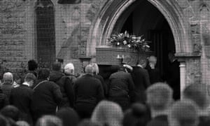 Funeral of 16-year-old Leonne Weeks at St Leonard church in Dinnington.