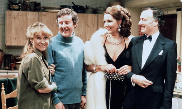 Felicity Kendal, Richard Briers, Penelope Keith and Paul Eddington in The Good Life (1975).