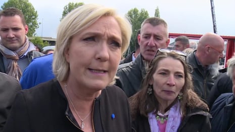 Le Pen lambasts rival Macron 
