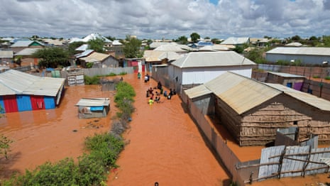 Floods hit Somalia after worst drought in four decades – video report