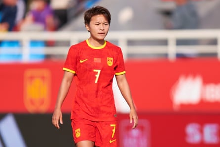 Wang Shuang in action for China