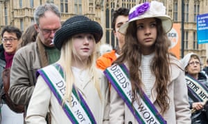 The March4Women march in central London to celebrate International Women’s Day