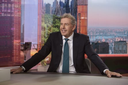 Kim Darroch, UK ambassador to the US, during a TV interview in New York in 2018.