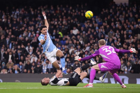 Omar Marmoush scores for City.