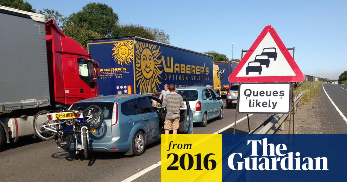 Dover port delays: families stuck on roads told chaos will last until Monday