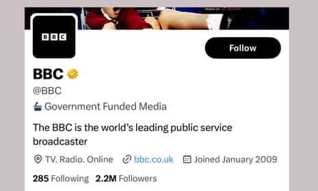 @BBC account on Twitter