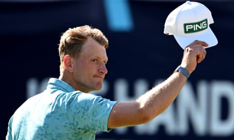 Poland's Adrian Meronk has finished with an eagle at the 72nd hole to win the Australian Open in Melbourne.