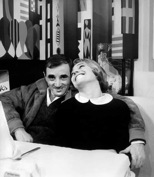Charles Aznavour and Nicole Berger in Shoot the Pianist.