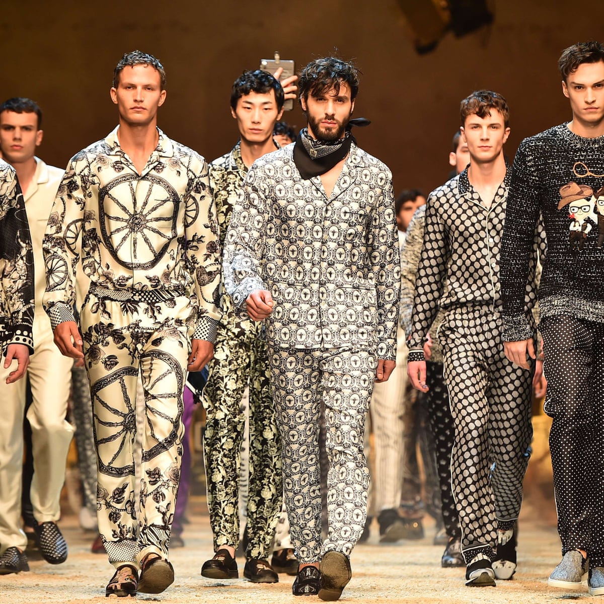 Dolce & Gabbana bring wild west show to a close with pyjama party | Dolce &  Gabbana | The Guardian