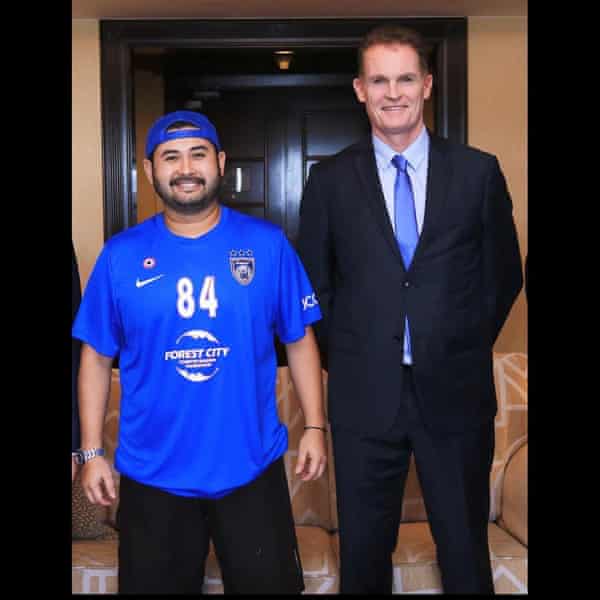 Cristiano Ronaldo, Snoop Dogg and Asia’s glamour club – the second coming of Alistair Edwards | Asian Champions League 2 Edwards with Tunku Ismail ibni Sultan Ibrahim, aka TMJ, in 2017.