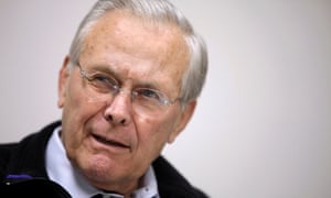 Former defense secretary Donald Rumsfeld has dismissed comments by George HW Bush that he was an ‘arrogant fellow’.