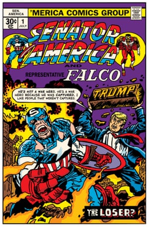 Covers Story Trump In The Cartoon Frame In Pictures