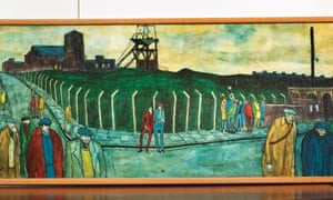 The painting of Murton miners, at the TUC’s office.