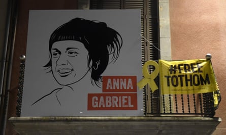 Placard of Anna Gabriel