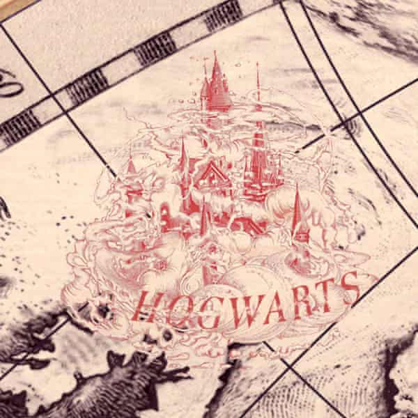 Zauberer-Schule-Karte-Hogwarts