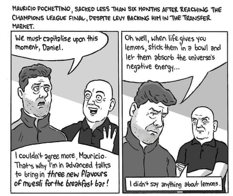 David Squires on … Daniel Levy’s greatest hits at Tottenham Hotspur, panel 5