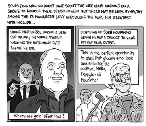David Squires on … Daniel Levy’s greatest hits at Tottenham Hotspur, panel 3